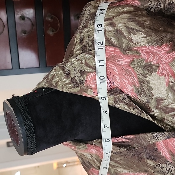 Vintage Cotton Dress Button Up Day Dress Short Sleeve 1950s SIZE 10 Great Shape - Picture 9 of 11